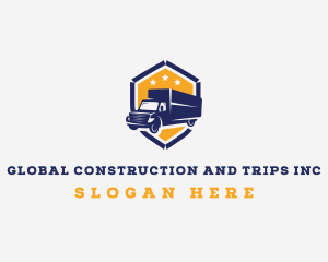 Logistics Delivery Truck Logo