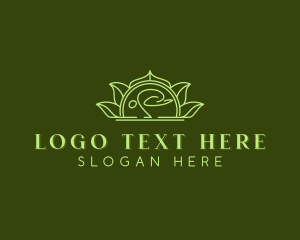 Therapeutic - Yoga Spa Meditation logo design