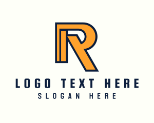 Entrepreneur - Company Brand Letter R logo design