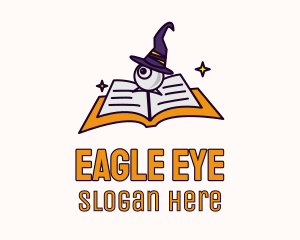 Eye Wizard Book logo design