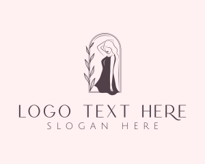 Headscarf - Woman Fashion Model logo design