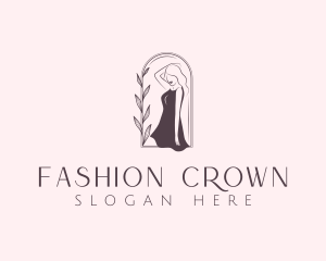 Woman Fashion Model logo design