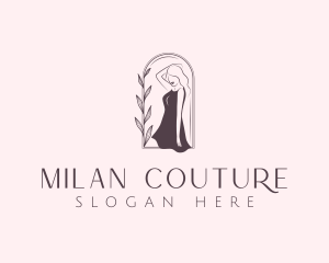 Woman Fashion Model logo design