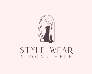 Woman Fashion Model logo design