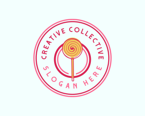 Sweet Lollipop Dessert logo design