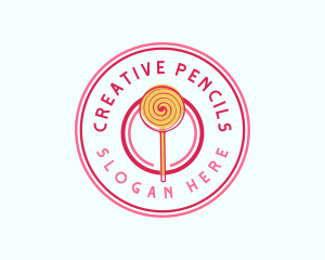 Sweet Lollipop Dessert logo design