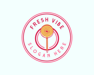 Youthful - Sweet Lollipop Dessert logo design