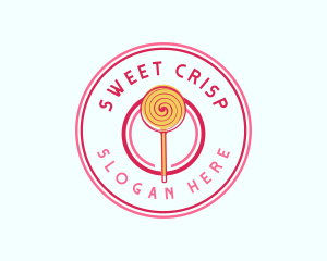 Sweet Lollipop Dessert logo design