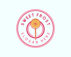 Sweet Lollipop Dessert logo design