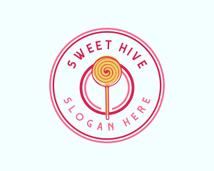 Sweet Lollipop Dessert logo design