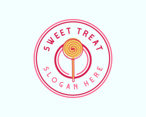 Sweet Lollipop Dessert logo design