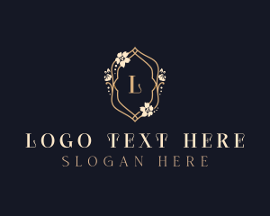 Aesthetician - Floral Luxury Boutique logo design