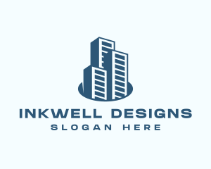 Commercial Building Real Estate Logo