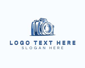 Vlogger - Camera Photo Studio logo design