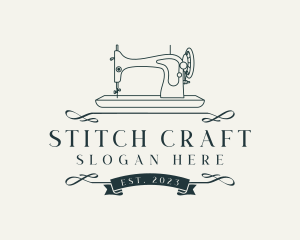 Seamstress - Seamstress Sewing Machine logo design