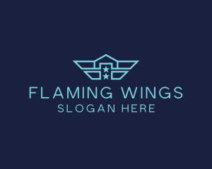 Wings - Navy Wing House logo design