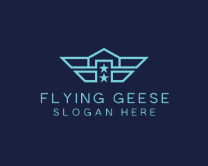 Navy Wing Home logo design