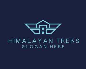 Navy Wing Home logo design