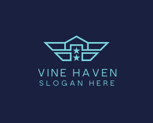 Navy Wing Home logo design