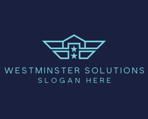 Navy Wing Home logo design