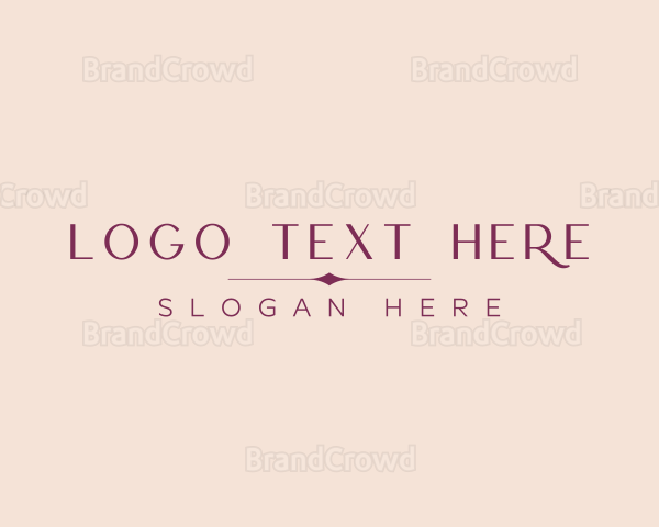 Elegant Business Wordmark Logo