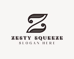 Upscale Brand Letter Z logo design