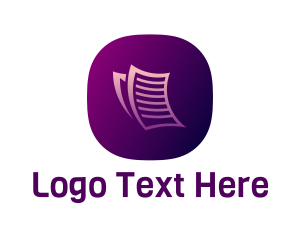 Document - Email Document App logo design