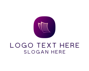 Messenger - Email Document App logo design