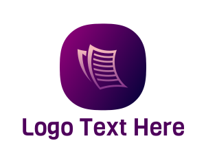 News - Email Document App logo design