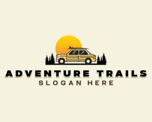 Car Travel Adventure logo design