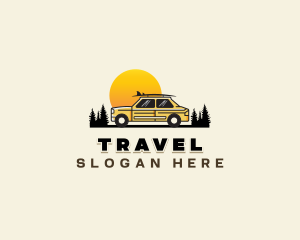 Car Travel Adventure logo design