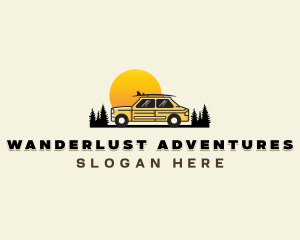 Car Travel Adventure logo design