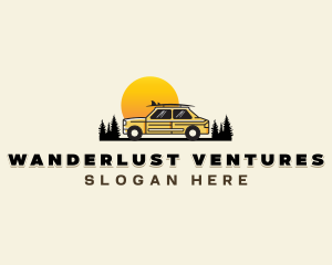 Car Travel Adventure logo design