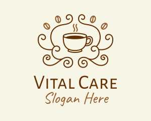 Coffee Latte - Coffee Cup Cafe logo design