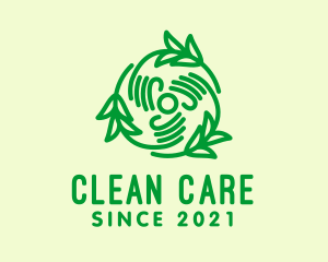 Green Hand Lawn Care  logo design