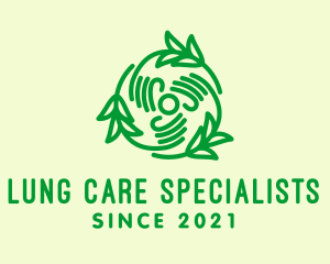 Green Hand Lawn Care  logo design