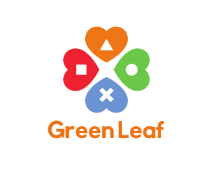 Leaf Clover Game  logo design