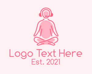 Self Care - Online Meditation Class logo design