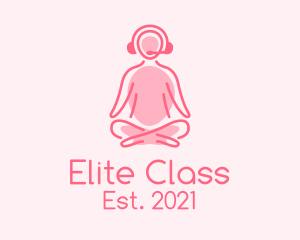 Online Meditation Class logo design