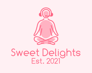 Online Meditation Class logo design