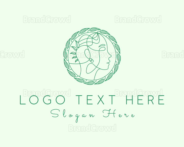 Eco Natural Face Logo