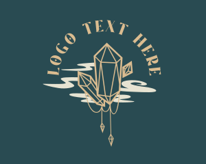Gemstones - Whimsical Diamond Crystals logo design