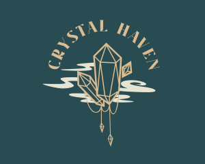 Crystals - Whimsical Diamond Crystals logo design