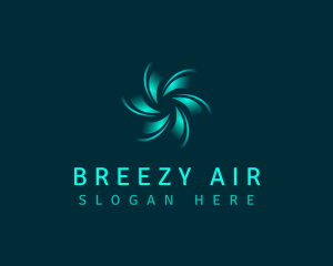 HVAC Air Spin logo design