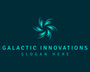 Sci Fi - HVAC Air Spin logo design