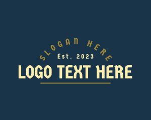 Lettering - Masculine Premium Business logo design