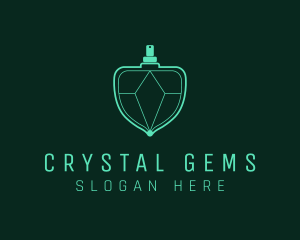 Emerald Gem Perfume logo design