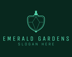 Emerald Gem Perfume logo design
