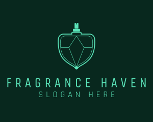 Emerald Gem Perfume logo design