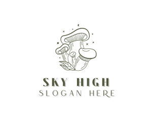 Fungus - Organic Mushroom Farm logo design